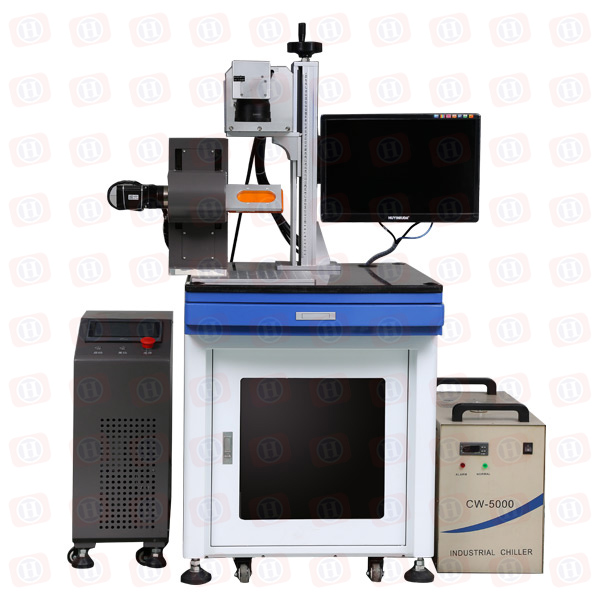 3D rotary UV laser marking machine