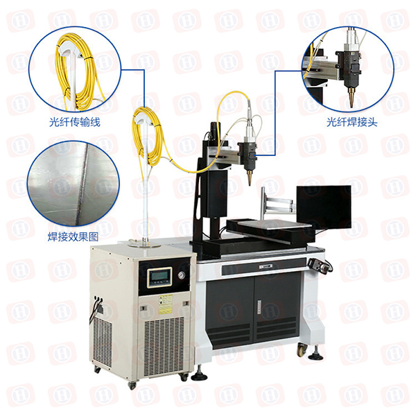 Automated fiber laser welding machine